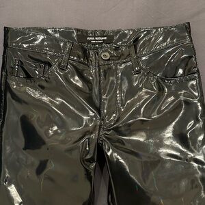 Junya Watanabe Glossy Black Skinny Jeans